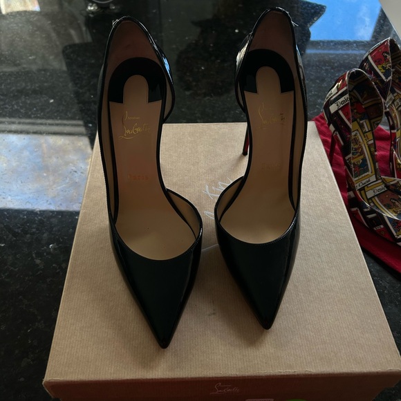 Black Christian Louboutin Heels - Picture 2 of 5